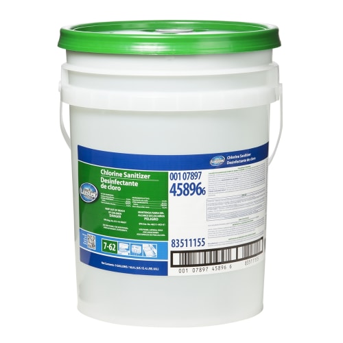 Luster Professional Liquid Chlorine Sanitizer, 5 Gallon